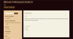 Desktop Screenshot of breakthroughchurch.com