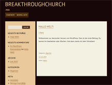 Tablet Screenshot of breakthroughchurch.com